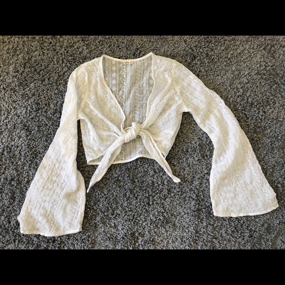 Tied front crop top